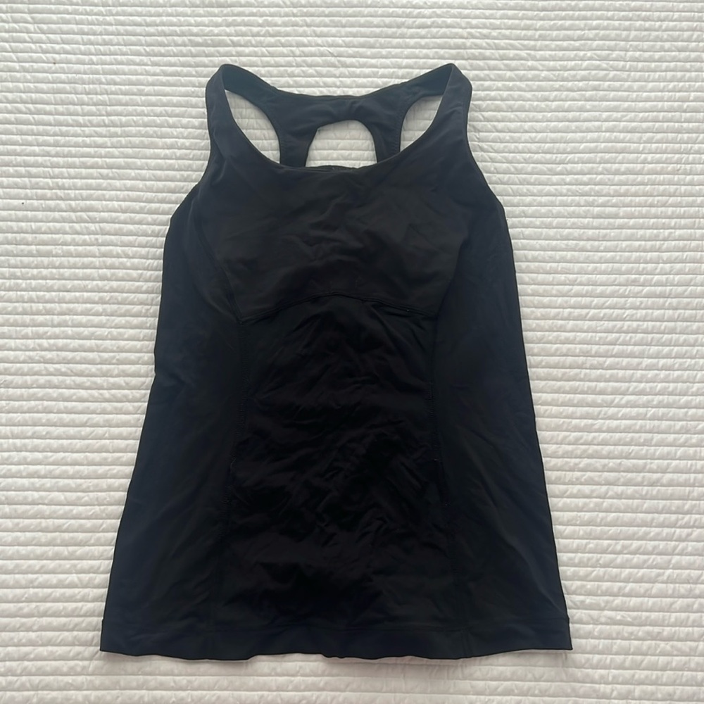 Lululemon Size 4 Black Tank - Worn Once